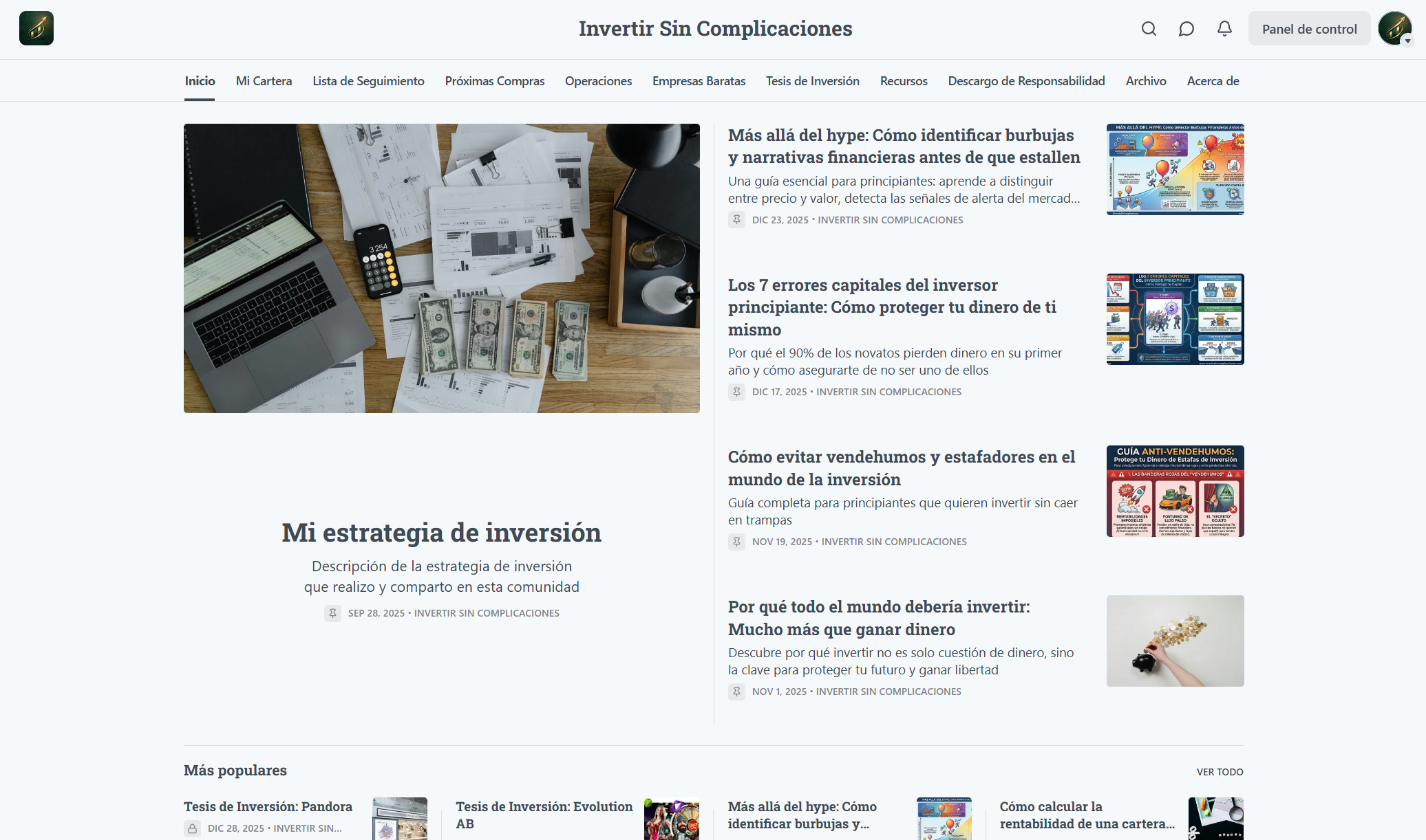 Invertir Sin Complicaciones